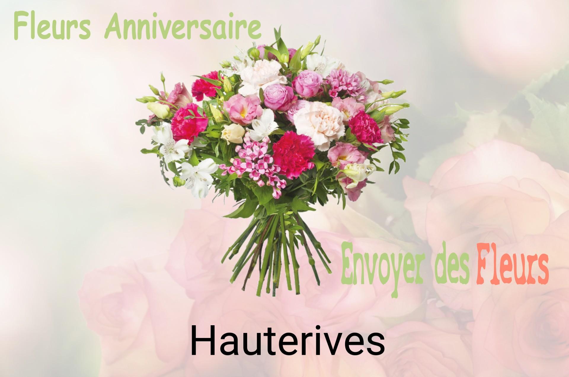 Bouquet de fleurs d’anniversaire livré à Hauterives